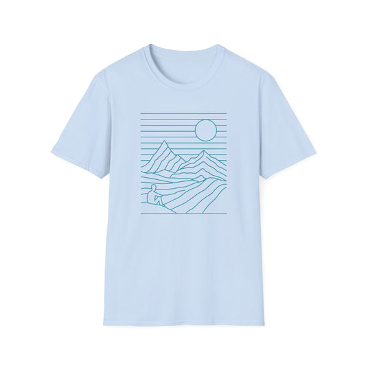 Notepad Line Landscape T-shirt