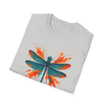 Dragonfly Red Splash T-shirt