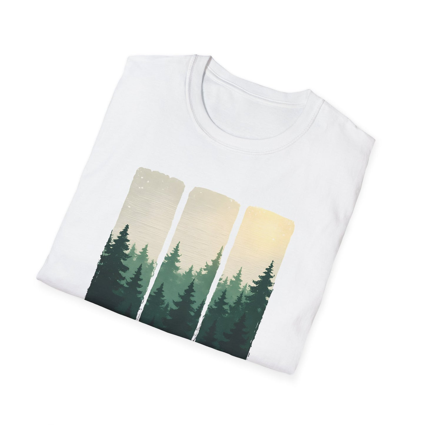 Sunlit Forest Brushstrokes