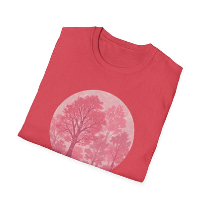 Forest Oil Painting Pinkscale