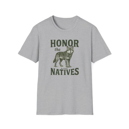 Honor The Natives Red Wolf