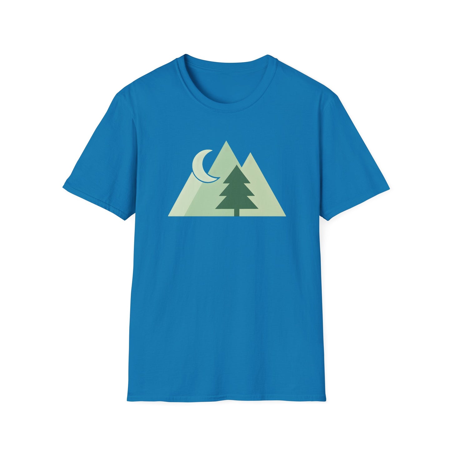 Greenscale Geometrical Mountains T-shirt