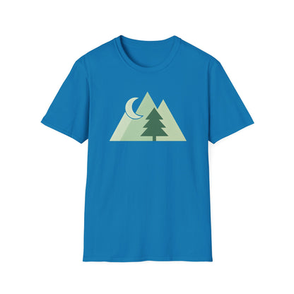 Greenscale Geometrical Mountains T-shirt