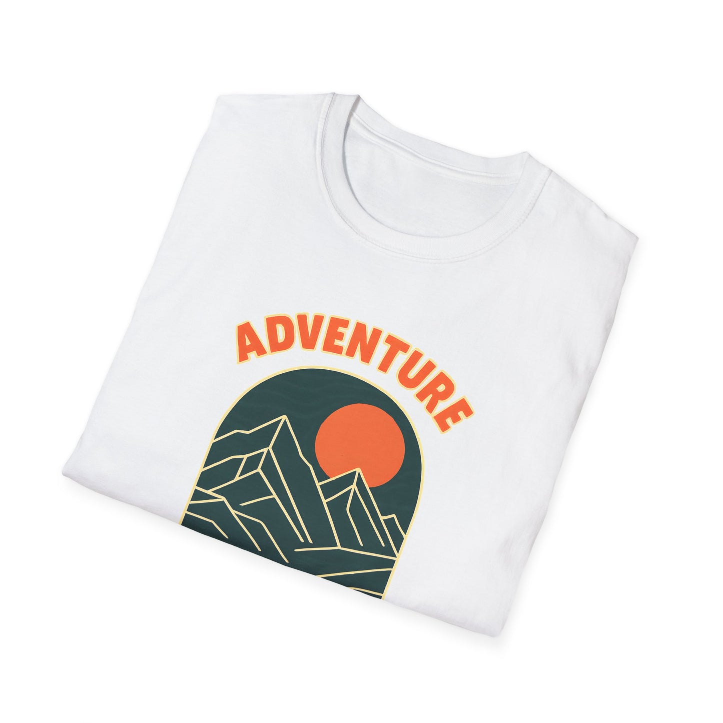 Adventure Awaits Mountain Landscape T-shirt