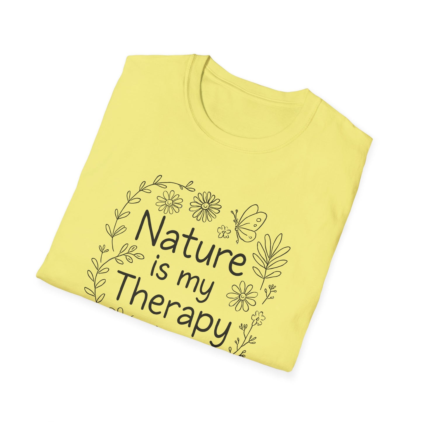 Nature Is My Therapy Minimalist T-shirt