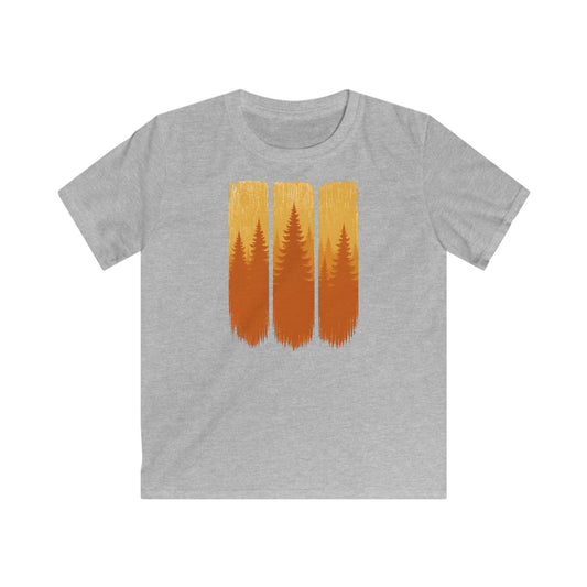 Children's Forest Sunset Brushstrokes T-shirt