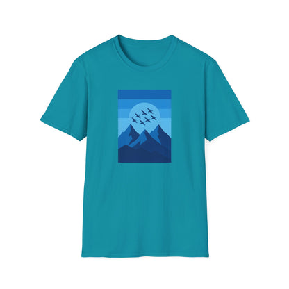 Blue Mountain Flight Silhouette T-shirt