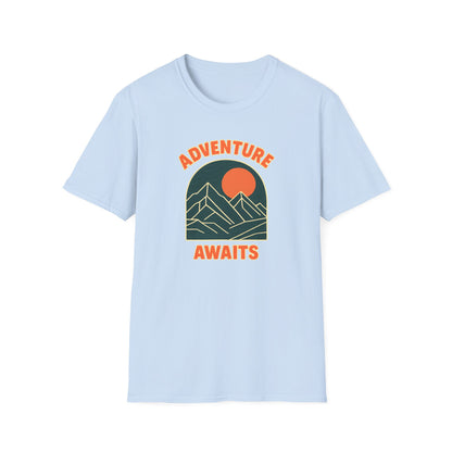 Adventure Awaits Mountain Landscape T-shirt