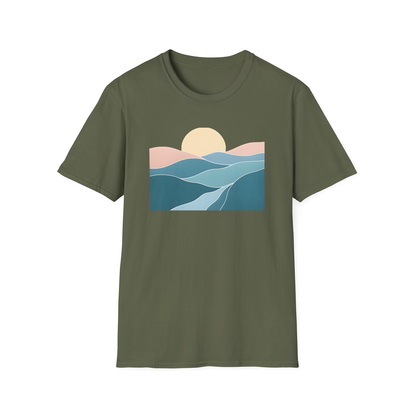 Sunset Over Rolling Hills T-shirt