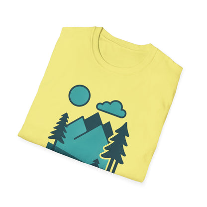 Minimalist Mountain Landscape T-shirt