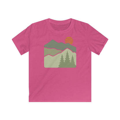 Children’s Striped Sun Over Mountain Layers T-shirt