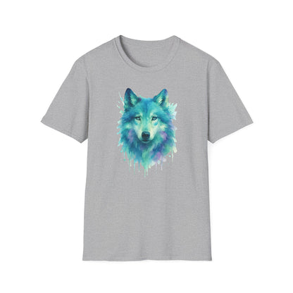 Watercolor Wolf Portrait