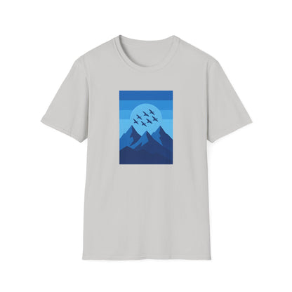 Blue Mountain Flight Silhouette T-shirt