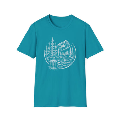 Whitescale Mountain River Escape T-shirt
