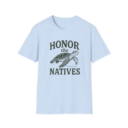 Honor The Natives Green Sea Turtle