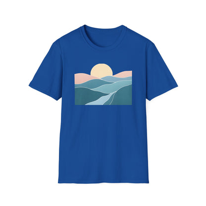 Sunset Over Rolling Hills T-shirt