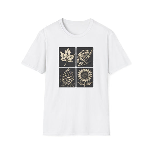 Woodland Magic Flora and Fauna T-shirt
