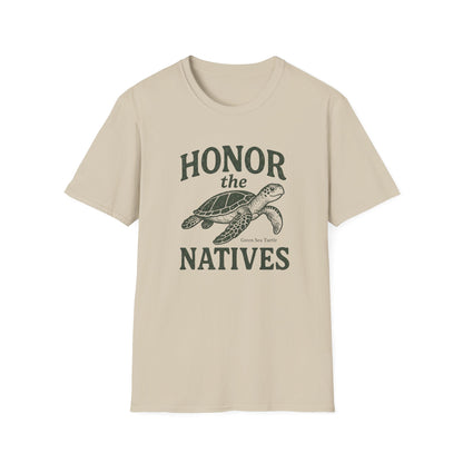 Honor The Natives Green Sea Turtle