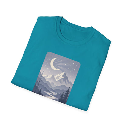Moonlit Mountain Valley T-shirt