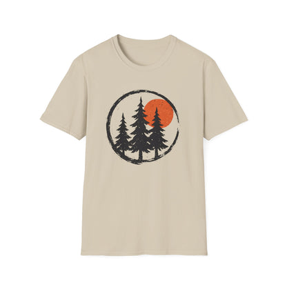 Sunset Pines Ink Stamp T-shirt