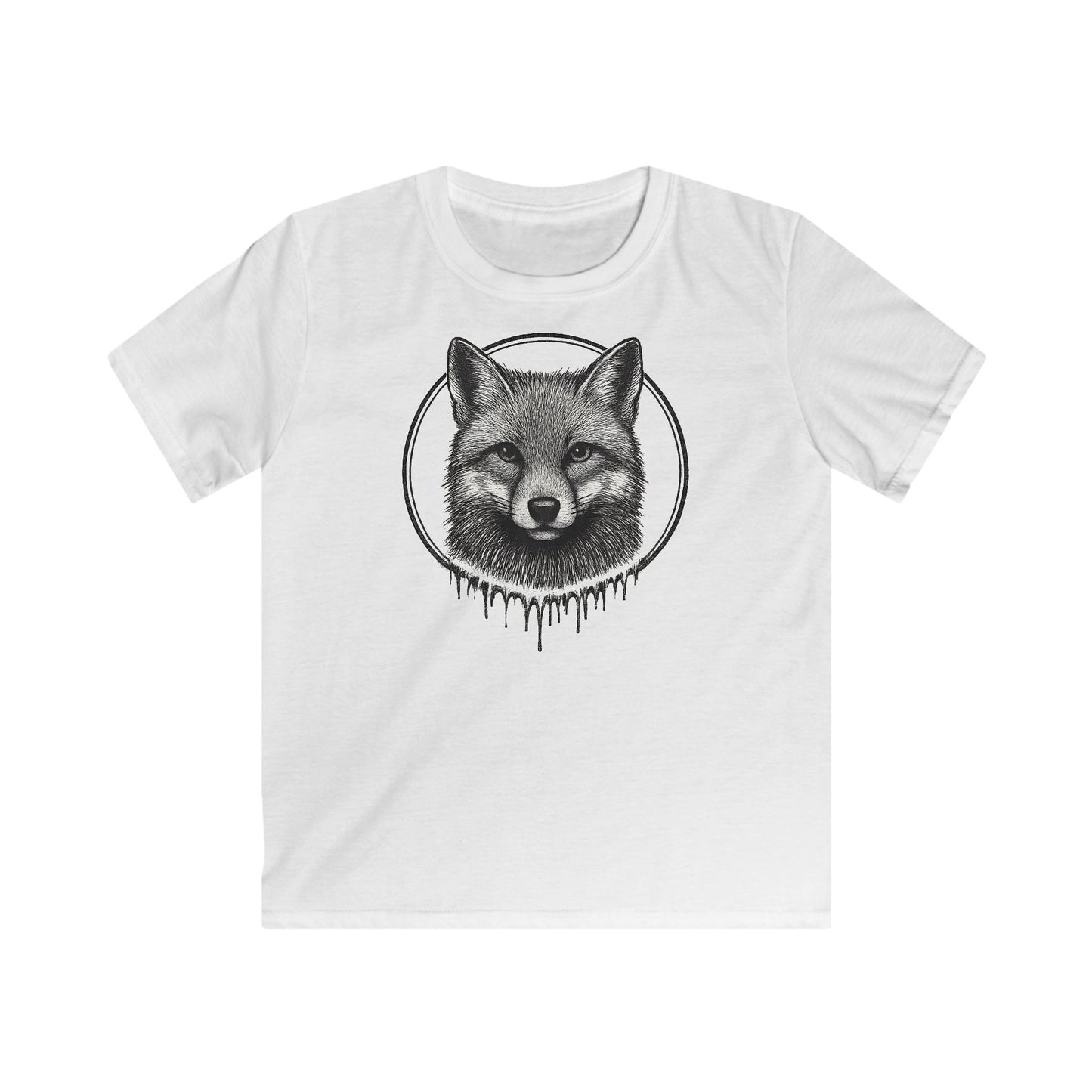 Children's Fox Portrait T-shirt