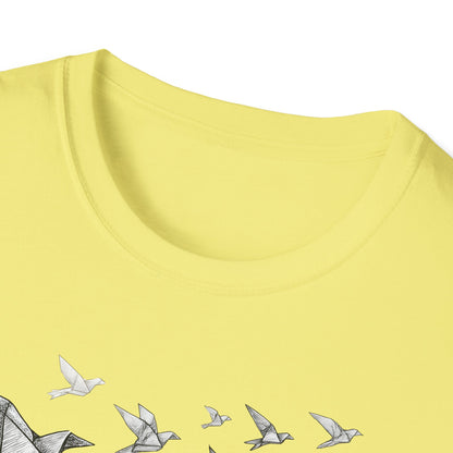 Origami Birds In Flight