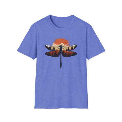 Dragonfly Sunset Double Exposure