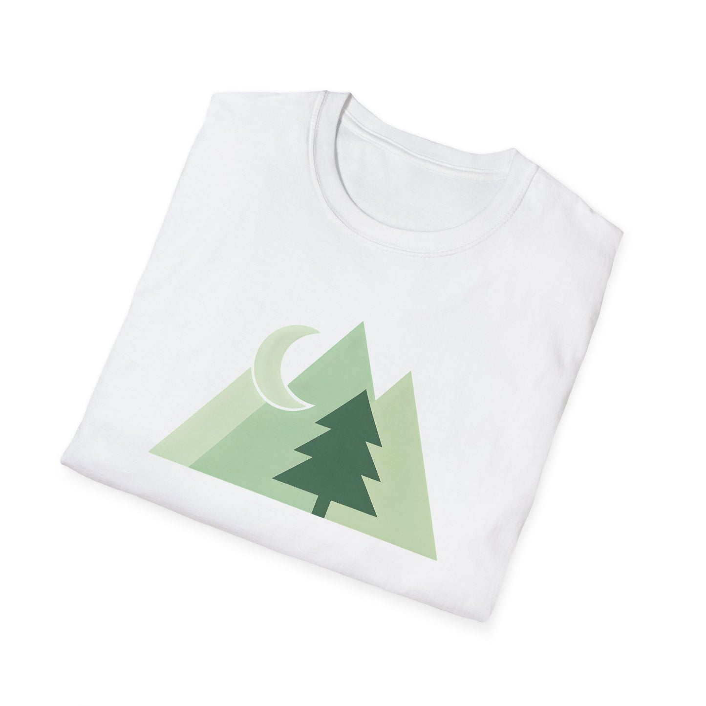 Greenscale Geometrical Mountains T-shirt