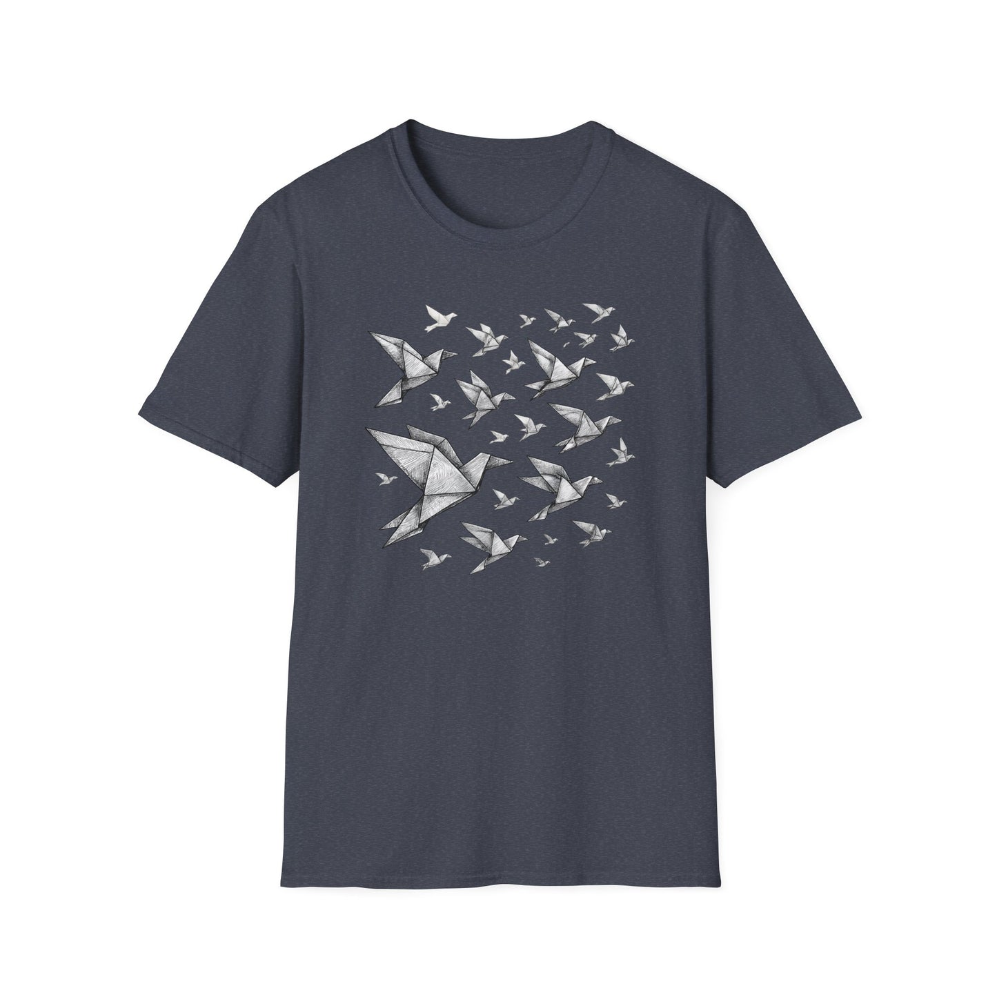 Origami Birds In Flight