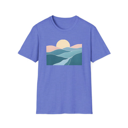 Sunset Over Rolling Hills T-shirt