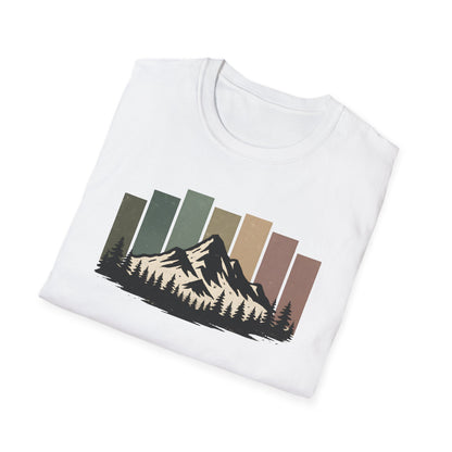 Mountain Peak Earth Tones T-shirt