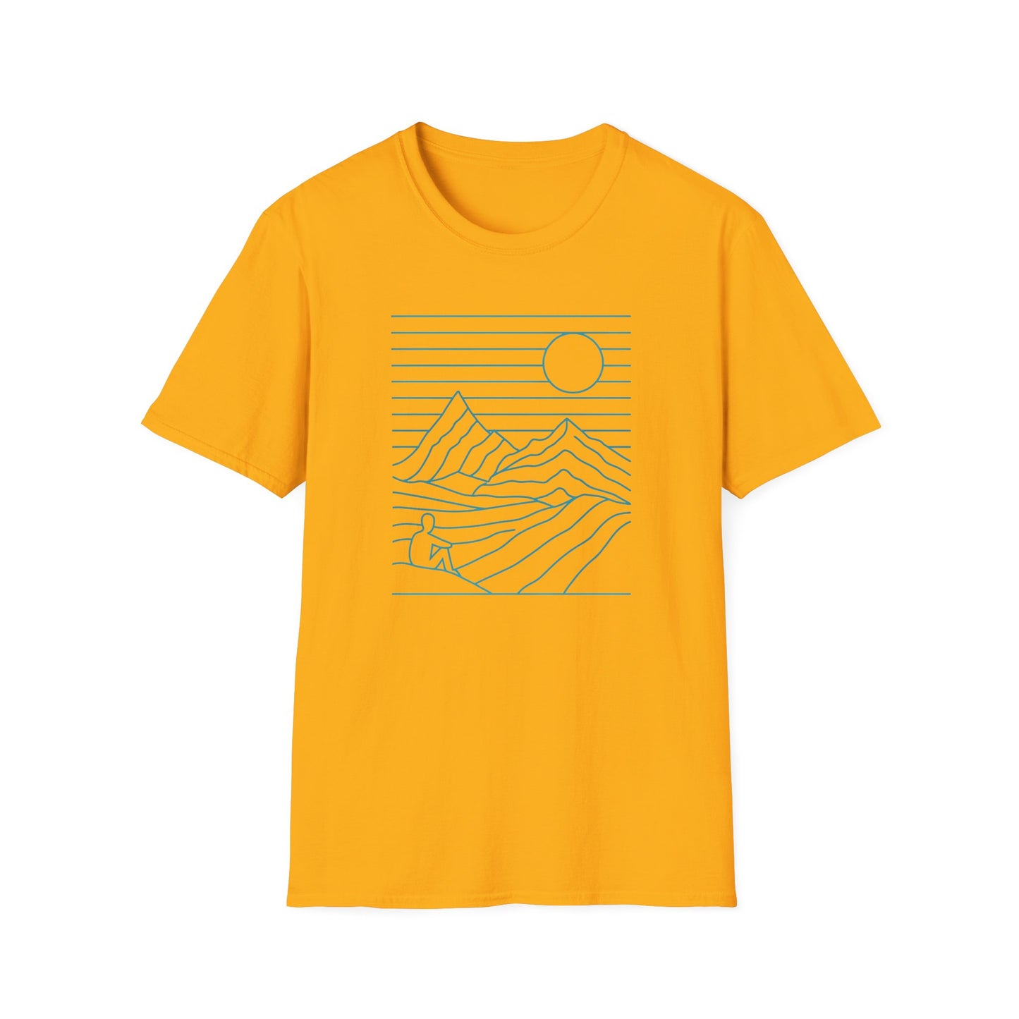 Notepad Line Landscape T-shirt