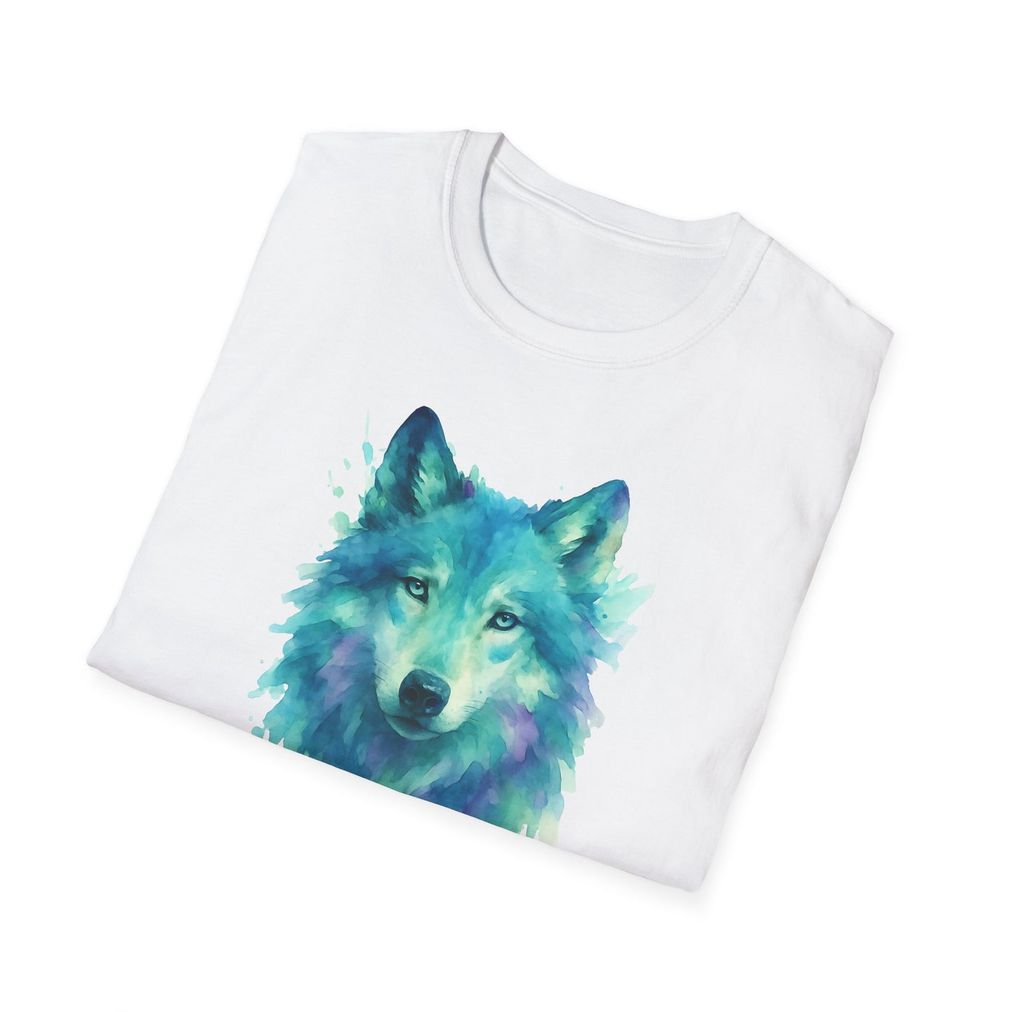 Watercolor Wolf Portrait