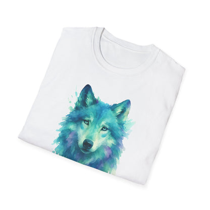 Watercolor Wolf Portrait