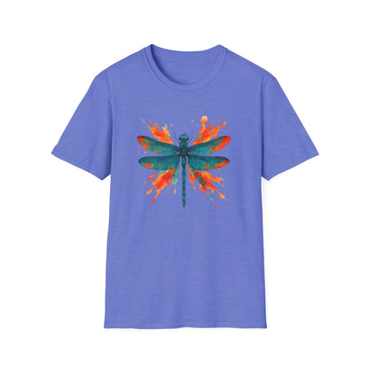 Dragonfly Red Splash T-shirt
