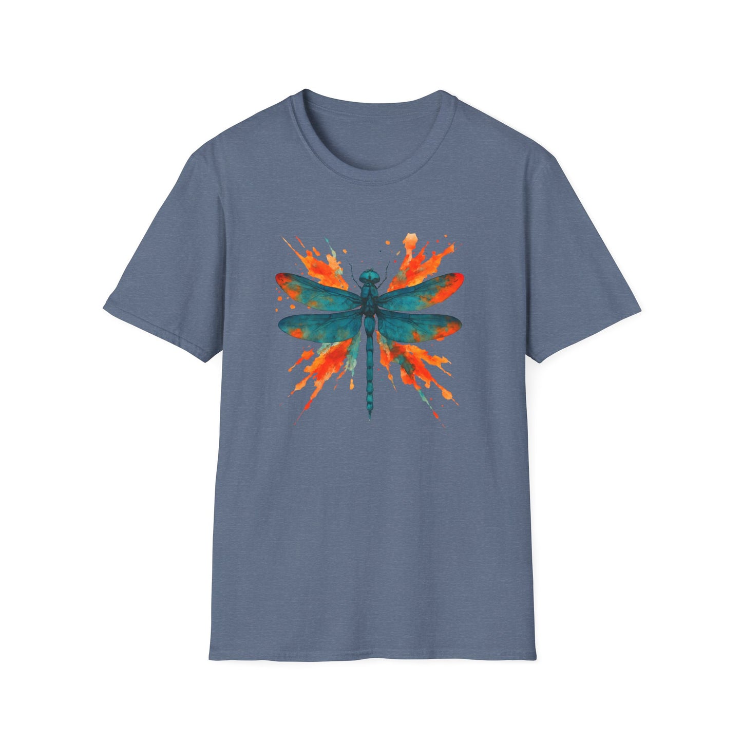 Dragonfly Red Splash T-shirt