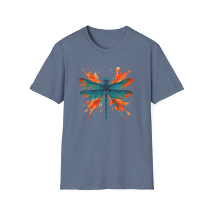 Dragonfly Red Splash T-shirt