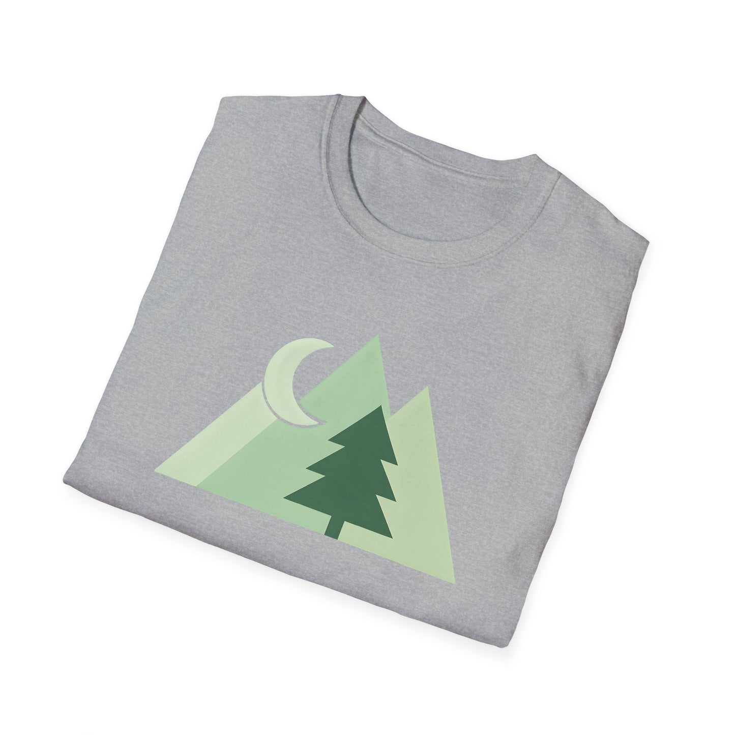Greenscale Geometrical Mountains T-shirt