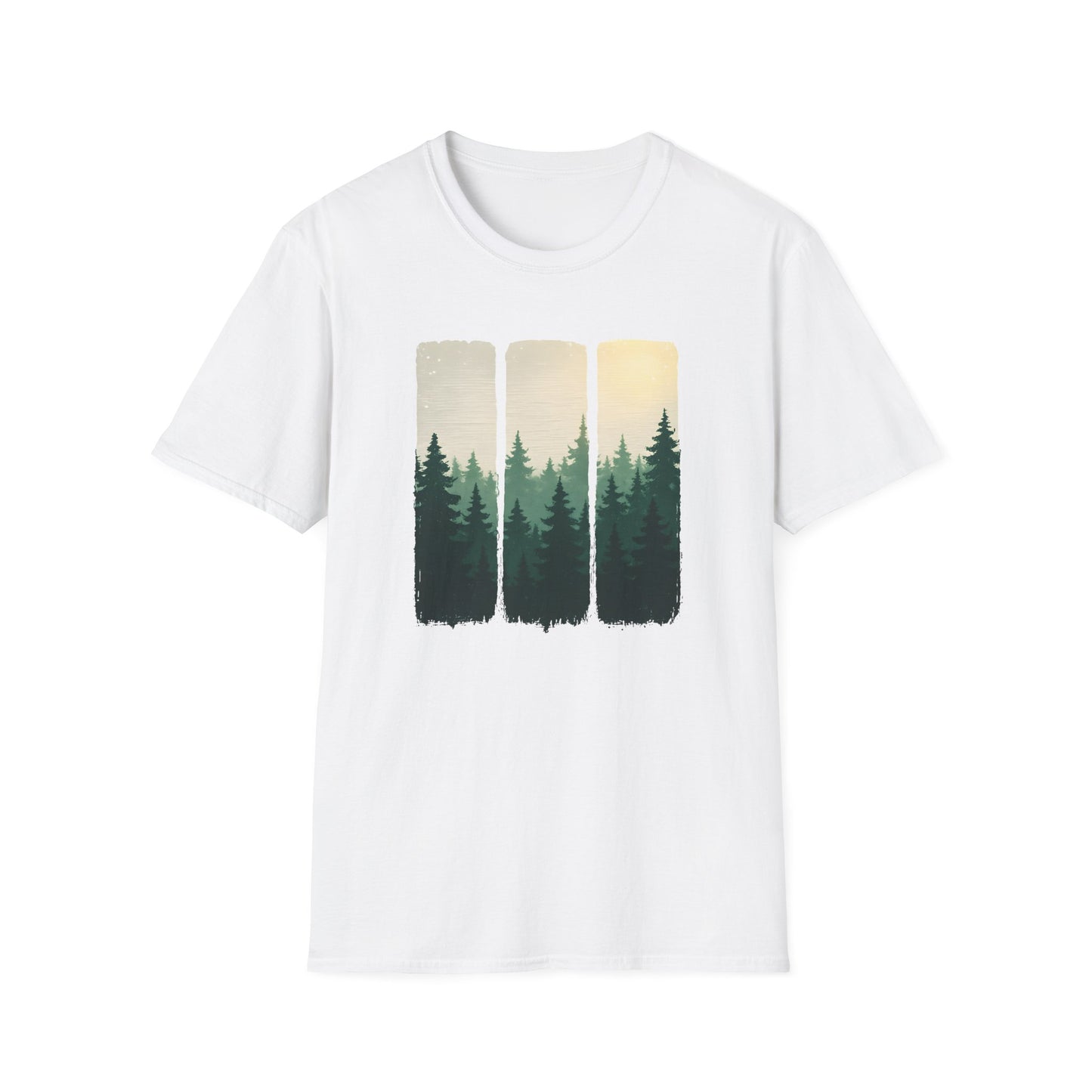 Sunlit Forest Brushstrokes