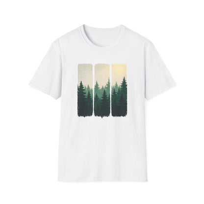 Sunlit Forest Brushstrokes