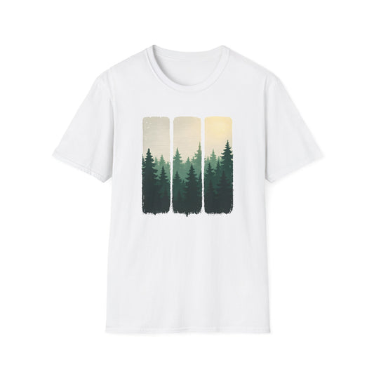 Sunlit Forest Brushstrokes