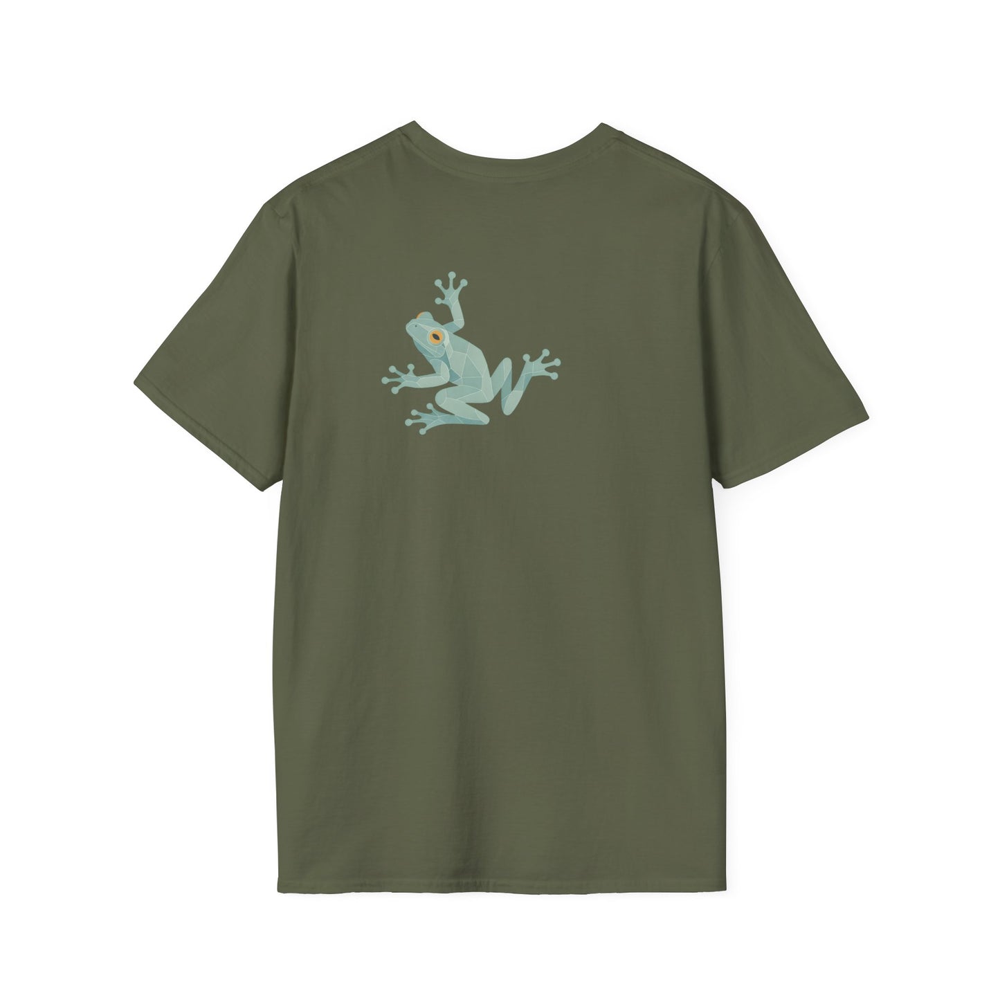 Geometric Frog Front and Back