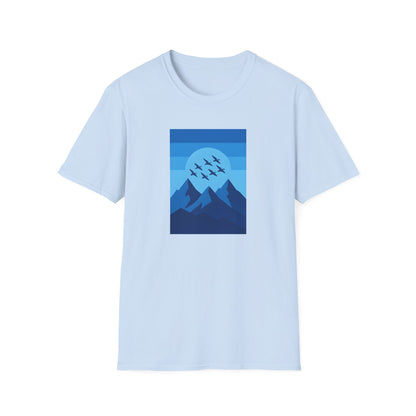 Blue Mountain Flight Silhouette T-shirt