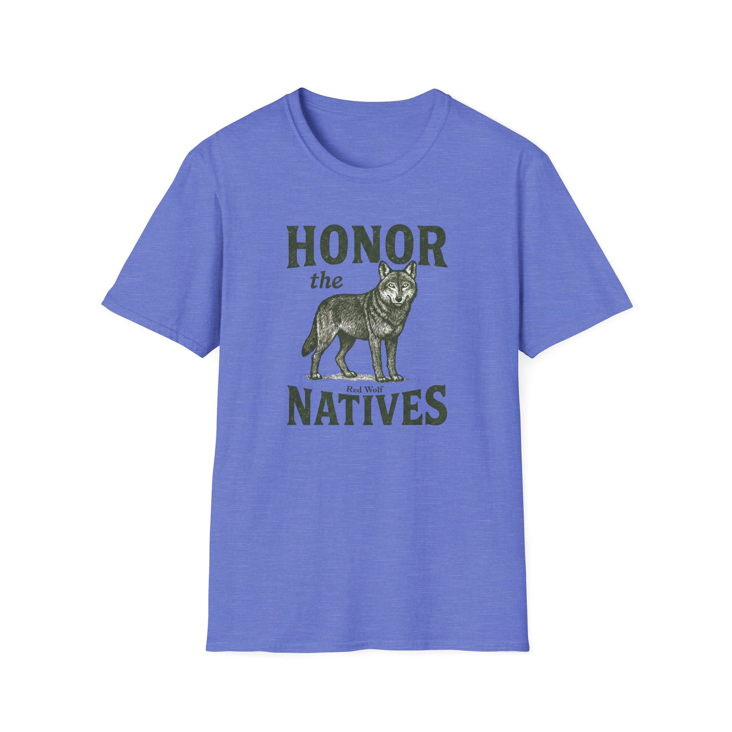 Honor The Natives Red Wolf