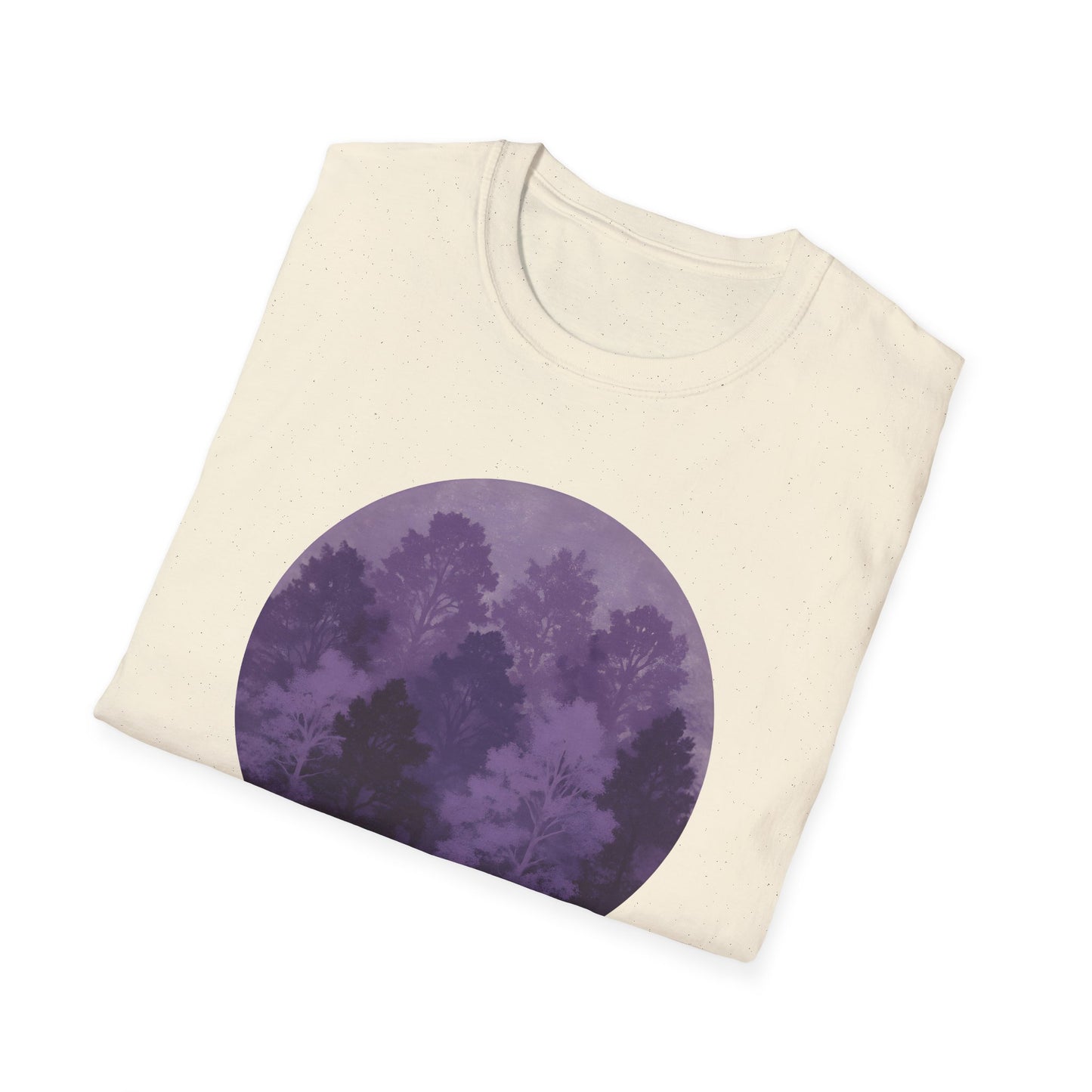 Purple Forest Oil Painting T-shirt
