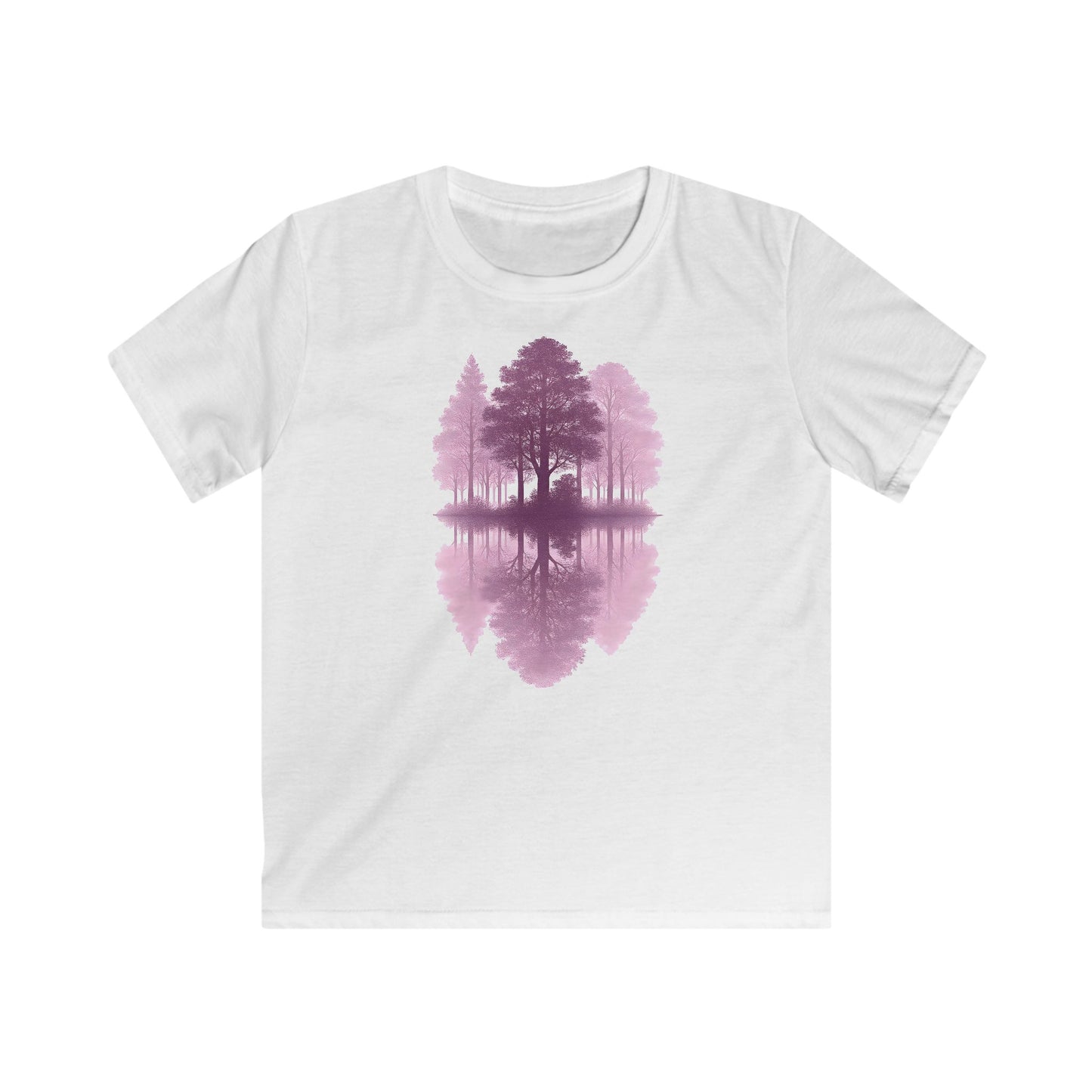 Children's Pink Forest Reflections T-shirt