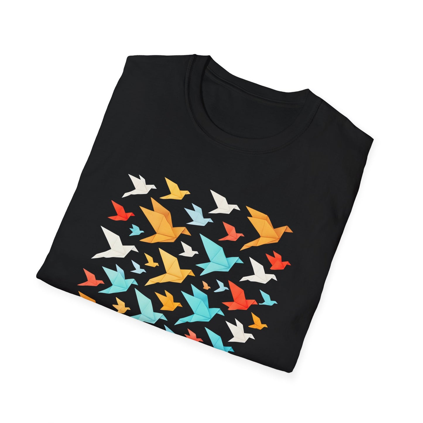 Origami Flock Of Birds T-shirt