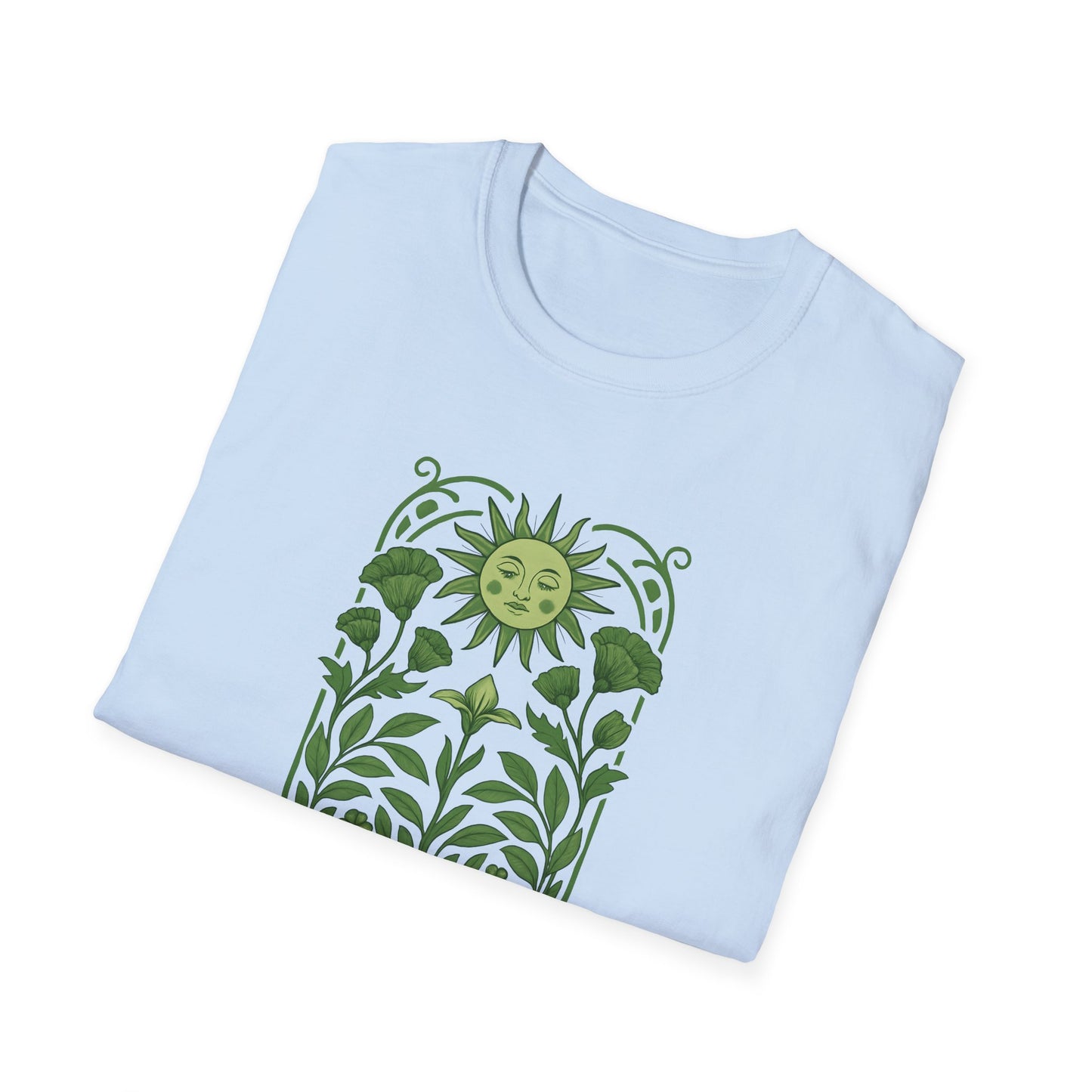 Serene Green Sunflower T-shirt