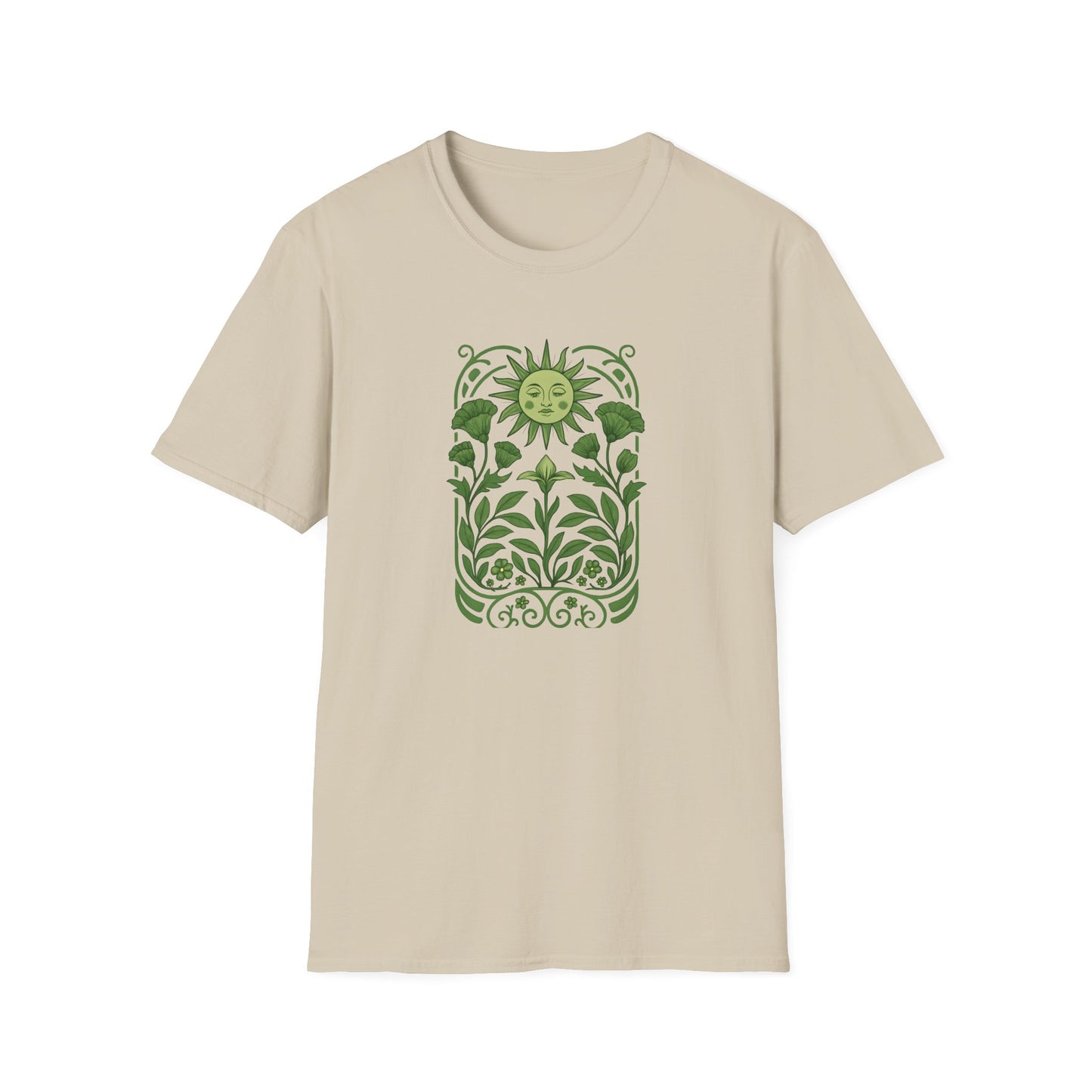 Serene Green Sunflower T-shirt