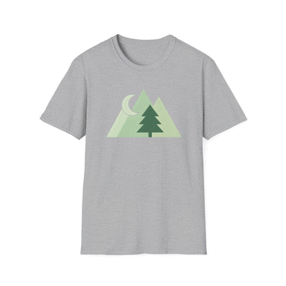Greenscale Geometrical Mountains T-shirt